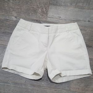 J crew Chino White shorts size 2